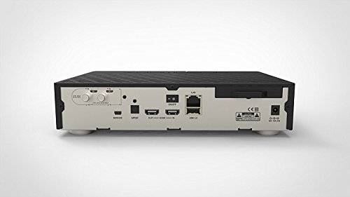 Dreambox DM900 UHD 4K 1x DVB-S2 Dual Tuner E2 Linux PVR Receiver (inkl. gratis Kabelset: 1x HDMI Kabel + 1x 1,5m SAT Anschlusskabel) schwarz - 5
