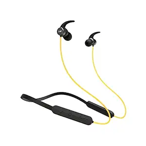 boAt Rockerz 255 Pro Wireless Bluetooth in Ear Earphone with Mic (Blazing Yellow)