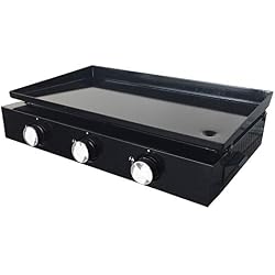 Happy Garden Plancha au gaz MÉRIDA 3 brûleurs 6 KW