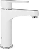 KOMFORTABLE HANDHABUNG: Wassertemperatur & -menge mit nur einem Handgriff spielend leicht einstellbar | Hoher Auslauf bietet ausreichend Platz & ermöglicht Ihnen eine bequeme Nutzung | Komfortable Bedienung des Ablaufstopfens dank Zugstange