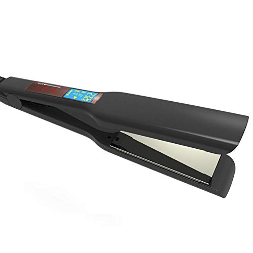 Professional Wide Plate Hair Straightener Negative Ion Constant Temperature Hair Care Tourmaline Ceramic Coated Knob Perm Does Not Hurt Hair Multi-Range Adjustment LCD Display Professional Wide Plate Hair Straightener Negative Ion Constant Temperature Hair Care Tourmaline Ceramic Coated Knob Perm Does Not Hurt Hair Multi-Range Adjustment LCD Display