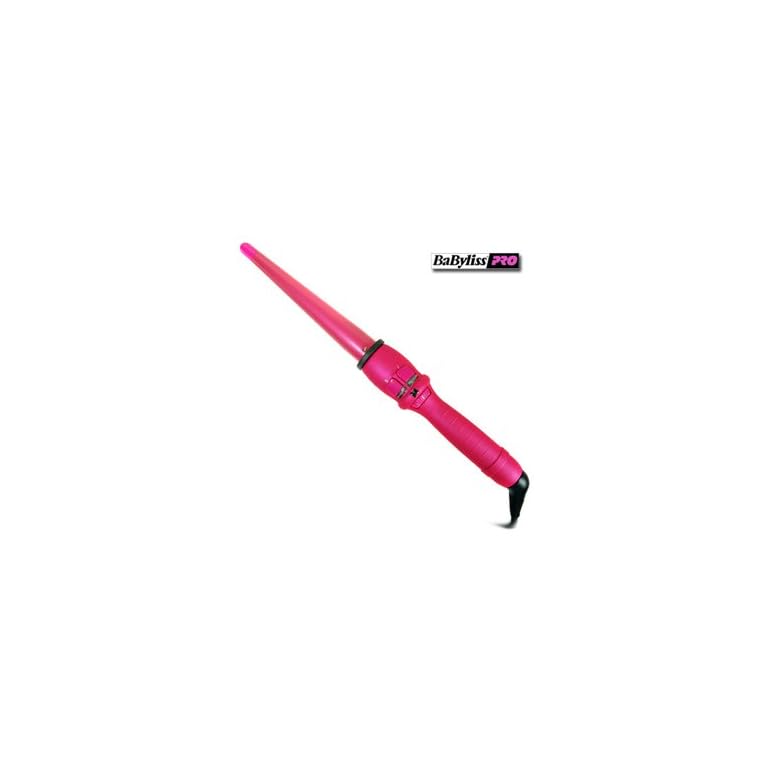 Babyliss-Pro-Porcelain-Conical-Wand-25-13mm-Hot-Pink-BAB2280MU Babyliss Pro Porcelain Conical Wand 25-13mm Hot Pink - BAB2280MU