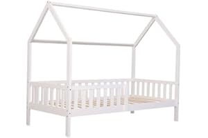 HAPPY GARDEN Letto per bambini 190x90cm bianco MARCEAU