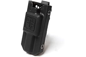 Feloyal Bolsa para cordones hemostáticos, funda táctica portátil para organizador, para deportes al aire libre, accesorios (negro)