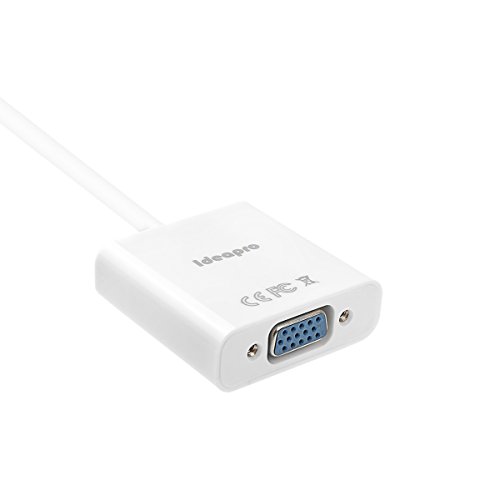 ideapro Thunderbolt Mini Displayport Display Port DP auf VGA Weiblich Kabel Adapter Converter für Macbook Air/Pro, Microsoft Surface Pro & Pro 2 3 - 9