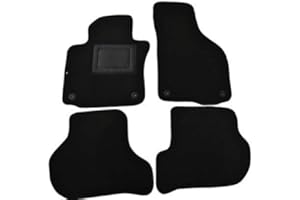 OFFICINE MILANO IL TUO STILE IN AUTO. 4 Tappetini per Volkswagen Golf Serie 5 dal 2003 al 2009 e Serie 6 dal 2008 al 2012 in Moquette Nero su Misura OFFICINEMILANO. 2 Anteriori + 2 Posteriori. Sistema di Fissaggio Originale.