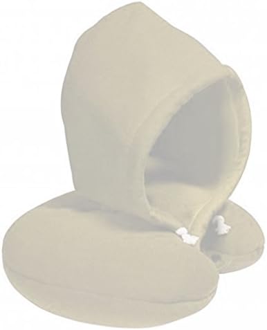 Neck Pillow Cushion with Hood in Various Colours – Neck Pillow Travel Neck Pillow Hell-Grau