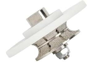 KLENBO Diamant-Handprofiler/Fräser, weiße Nylonabdeckung für Granit-Arbeitsplatten, volle Bullnose (V20)