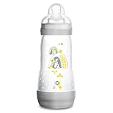 mam flaschen migros Lieferumfang und Details - MAM Easy Start Anti-Colic Baby Flasche (320 ml), inkl. Sauger Größe 2 (4+ Monate), mit Anti-Colic-Bodenventil, selbst-sterilisierend, grau, Artikelnummer 67531720