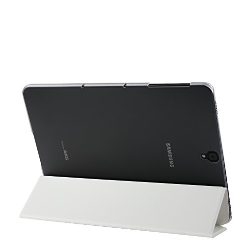 Samsung Galaxy Tab S3 9.7 Hülle, IVSO Ultra Schlank Superleicht Ständer Slim Leder zubehör Schutzhülle für Samsung Galaxy Tab S3 9.7 Tablet-PC perfekt geeignet, Weiß - 7