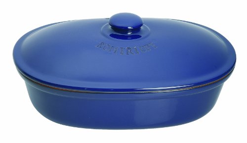 Preisvergleich Produktbild Brottopf oval blau 44x26x19,5cm