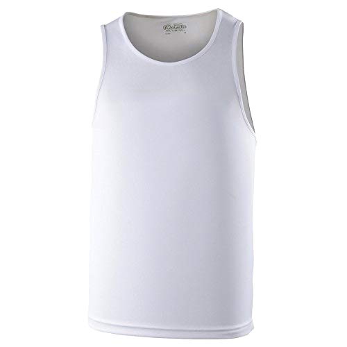 Just Cool - Camiseta deportiva Básica transpirable tecnología Neoteric? sin mangas/de tirantes para hombre - Running/Gym/Deporte