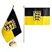 Produktbild Flaggenfritze® Tischflagge Baden-Württemberg mit lackiertem Holzsockel