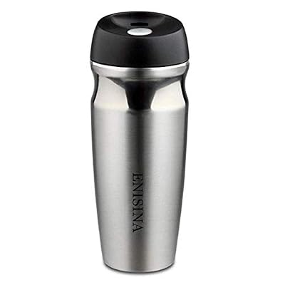 Enisina Tasse Isotherme, Bouteille Isotherme, Tasse De Voyage 350ML B10-35 0 en Acier Inoxydable pour Café Et Autres Boissons Chaudes