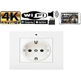 Duvar Prizi Casus Mini Gizli Wifi Kamera 1080P HD 4K Kalite