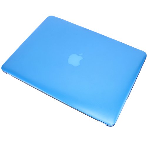 STONG Matte Gummierte Harte Schutzhülle mit Kickstand Ständer für Macbook Air 13 Hülle Cover Tasche Silicon Case Shell Hard Plastik mattiert SchutzTasche + tpu Tastatur-Schutzfolie(Blau,MacBook Air 13 A1369 / A1466) - 3