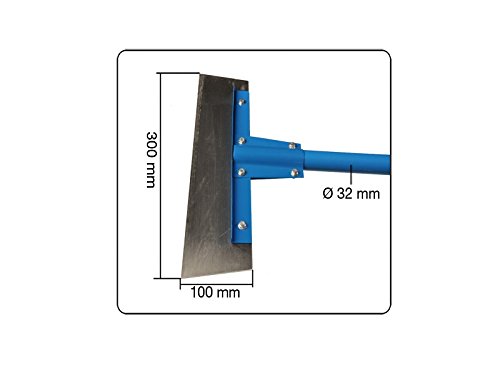 Fußbodenschaber mit 2x austauschbaren Klingen 300 mm - 2