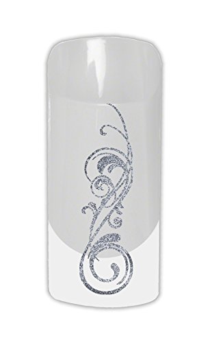 Nagellack Nailart Fine Liner für feinste Linien – Glitzer Silber 8ml - 2
