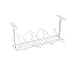 Produktbild szlsl88 Kabel Rack Ordentlich mit Blumenampel Organizer Selbstklebend ABS Küche Tisch Unten Buchse Aufbewahrung Stark Halter Regal Verwaltung (Weiß) - Weiß, Free Size