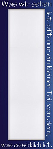 Artland Wand-Flur-Spiegel mit 25mm Facetten-Schliff Deko Modell-Rahmen digital bedruckt niyazz Süd- und Nordpol und alle Dinge die zusammen gehören Landschaft Arktis Fotografie 140,4 x 50,4 x 1,6 cm