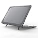 Produktbild HSKB Tablette Schutzhülle, Modedesign PU-Leder Flip Case Standplatz-Fall-Abdeckung Case Cover für Apple MacBook Pro 13 Retina Display (A1425 / A1502) (Grau)