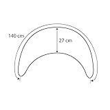 THERALINE Plüschmond Stillkissen 140 cm Still-Zubehör - 3