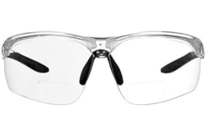 voltX Gafas bifocales de seguridad para lectura CONSTRUCTOR ULTIMATE' CE EN166FT - Bifocales Ciclismo Deportivo - Lente UV400 - incluye bolsa de transporte