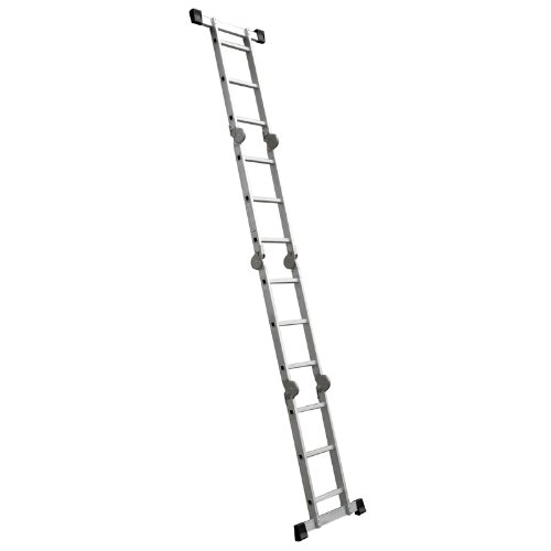 pro-bau-tec Aluminium Vielzweckleiter 4 x 3 Sprossen mit Plattform, 10025 - 3