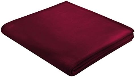 biederlack Throw, Cotton Blend, BlackBerry, 150 x 200 cm
