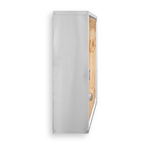 Medizinschrank groß Edelstahl abschließbar 30x45x12cm Arzneischrank Medikamentenschrank Hausapotheke Erste Hilfe Schrank Motiv Vitruvianische Figur - 2