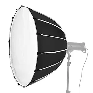 Ankeer KP2-90 90cm/ 35inch Large Portable Softbox Professional Deep Parabolic Photography Quick Softbox with Carrying Bag for Live Stream Studio Photography Portrait Video