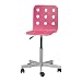 Produktbild Ikea Jules Schreibtischstuhl für Kinder; in Rosa/Silberfarben; höhenverstellbar