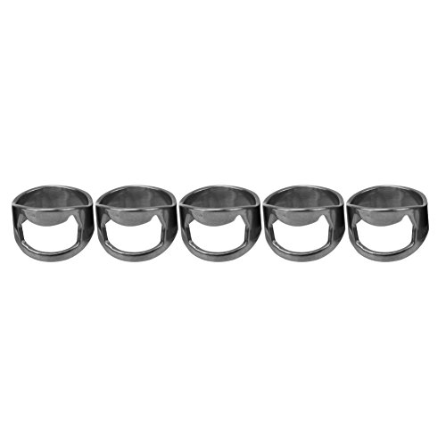 Pinzhi 5Pcs Edelstahl Finger Ring Flasche Öffner Bier Bar Home Tools Versorgung Geschenk