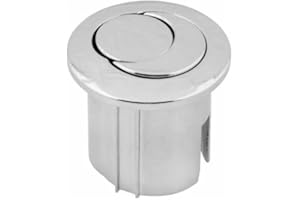 OLIBOB AH0001800R for Roca Dual Flush Chrome Push Button - Threaded Rods, Short Body D2D New