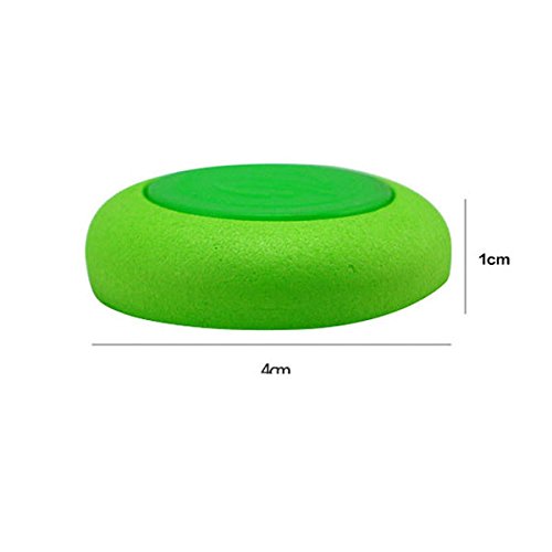 OULII Weiche Scheibe Bullet Refill Blaster Darts Spielzeugpistole für Nerf Vortex Praxis Vigilon, Packung mit 20 (grün) - 6