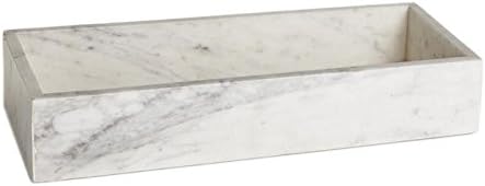Marble white Condiment tray 100% Marble Serving Tray For Cheese, Pastries, Cake, Fruit - kitchen &amp; dinning use