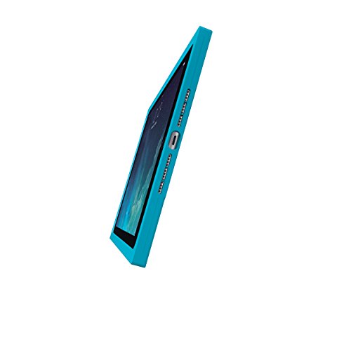 Logitech Blok Schutzhülle (für Apple iPad Air 2, integrierter QWERTZ Tastatur) knickenten/blau - 5