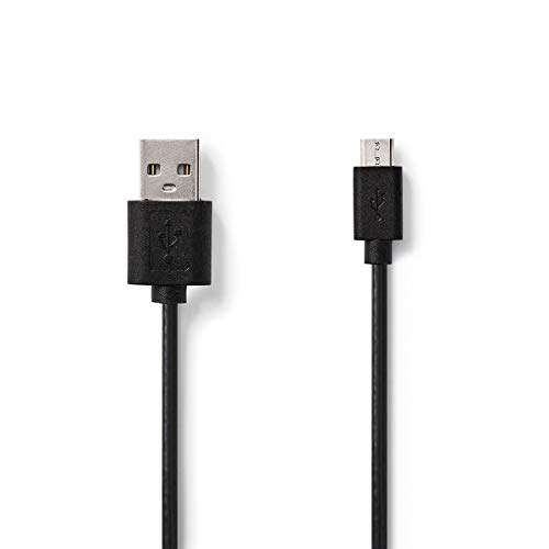 KnnX 28074 | Cable USB 2.0 | Tipo A Macho a Micro-B | Longitud: 5 Metros | Combinado de Carga y Transferencia de Datos para Smartphones Android