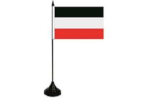 U24 Tischflagge Deutsches Reich Kaiserreich Fahne Flagge Tischfahne 10 x 15 cm