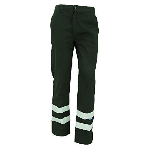 Yoko Herren Hi Vis Arbeitshose, reflektierend, lange Beinlänge - 3