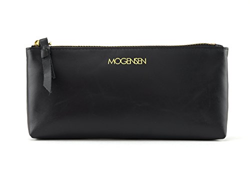 MOGENSEN Kosmetiktasche 'Roskilde' Echtleder Beauty Case Federmäppchen Kosmetiktäschchen