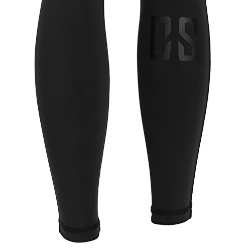 CAPITAL SPORTS Beforce Kompressions-Unterwäsche Funktionsunterwäsche Sport Oberteil und Unterhose lang für Männer und Frauen (Laufunterwäsche, in den Gößen XS, S, M, L, trägt Feuchtigkeit nach außen) schwarz - 8