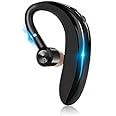 TechKing S109 Single Wireless 18 Hours of Calling with 1 Hour Charge Bluetooth Headset in Blue with Mic