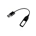 Produktbild Universal Ersatz-USB-Ladekabel für Fitbit Flex/Force Charge/Überspannungsschutz/Charge HR kabelloses Aktivitäts-Armband, Schwarz schwarz For Fitbit Flex For Fitbit Flex