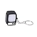 Produktbild Dabixx TV Style Schlüsselanhänger, Kreatives Fernsehen LED Keychain Schlüsselanhänger Mini TV Sound leuchten Dekor Geschenk - Schwarz
