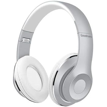 Goodmans Foldable Compact Design Wireless Headphones (Silver): Amazon.co.uk: Hi-Fi & Speakers