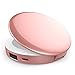 Price comparison product image Powerbank 3000mAh Mirrors Woman's Gift - Portable Charger with 1x /3x Magnification - Gift for women - Gift for mum - Gift for Travel - Gift for friend - Valentine's Day gift (Rose Gold)