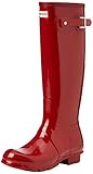 no-closure Closure Hunter Original Gloss, Damen Kniehohe Stiefel mit dünnem Futter, Rot (Military Red), 39 EU (6 UK)