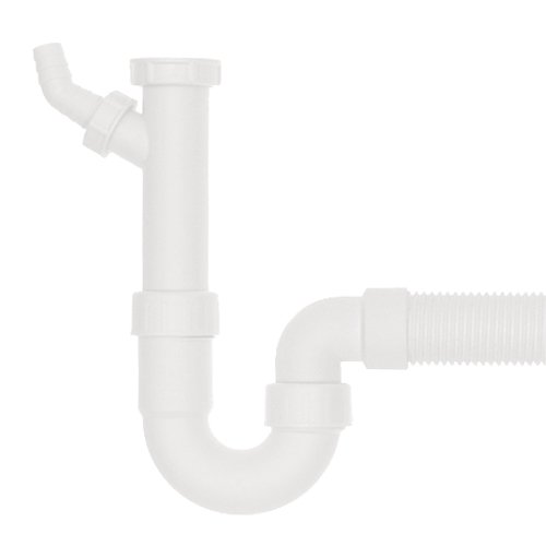 VIEGA Siphon 1 1/2 Zoll mit Schnappverschluss, Geräteanschluss und flexiblem Rohr / Ablaufverbindung / Sifon / Abfluss / Geruchsverschluss / Traps - 2