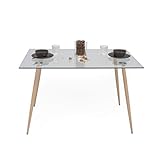 Mesa de comedor o cocina de diseño nórdico